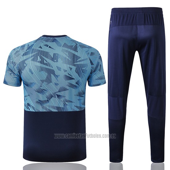 Chandal del Olympique Marsella Manga Corta 2019-2020 Azul
